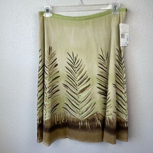 NWT Liz Claiborne Tropical Skirt Size 10